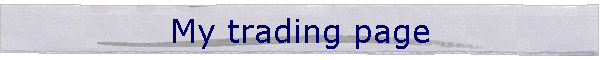 My trading page